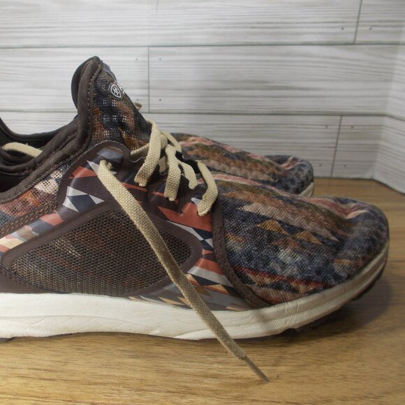 Ariat Fuse Women's Western Aztec Lace-Up Shoes Size 10 - Picture 1 of 5